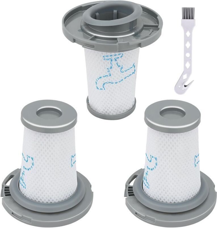 3-teiliges Filterset für X-Force Flex 8.60 RH96XX, X-Pert 6.60 und X-Combo 2-in-1 Staubsauger GZ3038, GZ3039, RH9677, RH...