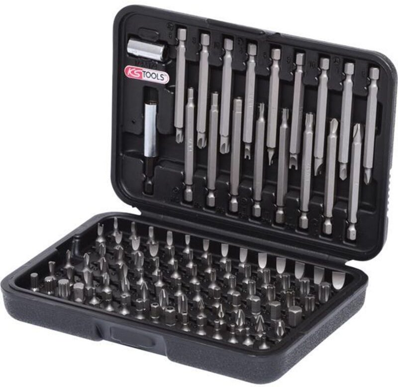 1/4" Bit-Satz, 99-tlg mit langen Bits