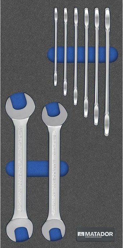 Mts Doppelmaulschlüssel, 8-tlg., 6-22 mm (1/3
