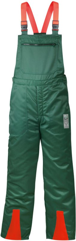 Feldtmann Fichte Schnittschutz-Latzhose 22772 Gr. 27 grün/rot