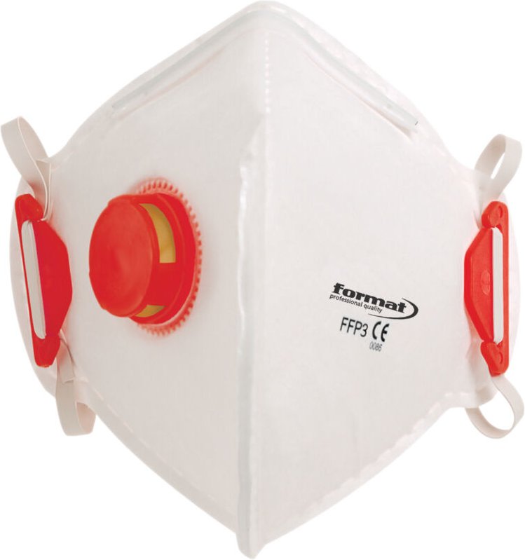 FORMAT Atemschutzfaltmaske mit Ventil FFP3