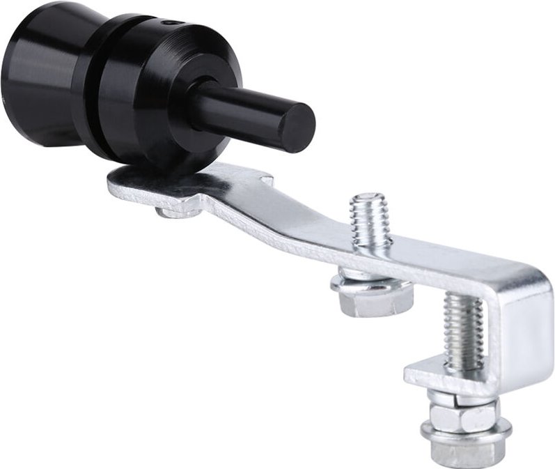 Eosnow - Schwarzer Auto Turbo Sound Auspuff Pfeife Schalldämpfer Auto Blow Off Ventilsimulator m