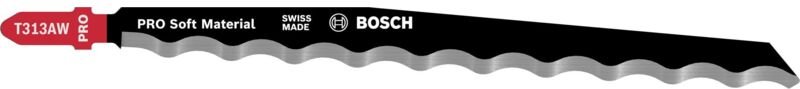 FP - Bosch Accessories 2608635187 Stichsägeblatt t 313 aw Special for Soft Material, 3er-Pack 3 St.