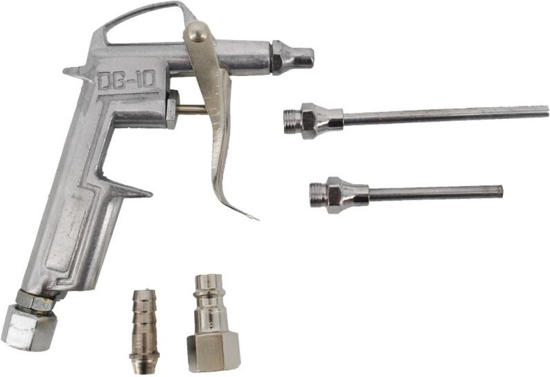 Pistolet do przedmuchiwania + końcówki Silver