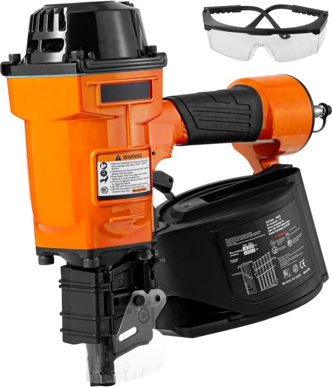 Mophorn - Coil Siding Nagler MCN70 - 1-3/4'bis 2-3/4', 15 Grad pneumatisch. 70 - 120 psi Luftnagler für Palette, Kistenb...