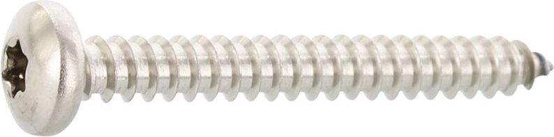 No Brand - Linsenschrauben 6,3x38 - Blechschrauben mit Linsenkopf TX30 - gemäß ISO14585, Edelstahl A2 - 200 Stück