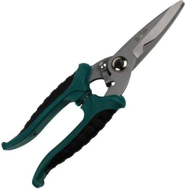 Multifunktionale Küchenschere, 7-Zoll-Mehrzweck-Zackenküchenschere aus Edelstahl, Haushalts- und Elektrikerschere