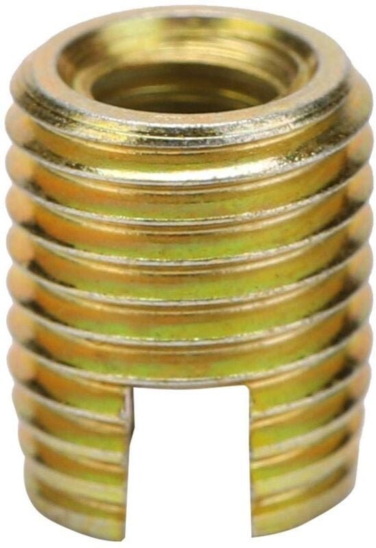 Ej.life - 20 Stücke Gewindeeinsätze Kohlenstoffstahl selbstschneidende Gewindeeinsatz Schraube Reparatur Zubehör mit Opt...