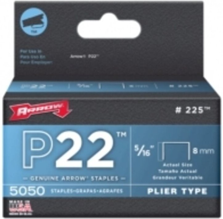 Schachtel mit 5000 Heftklammern P22 8 mm - Arrow