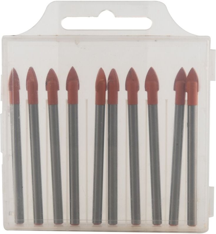 10 Stuecke 6MM Glas und Fliesenbohrer Set Hartmetall Bohrwerkzeug