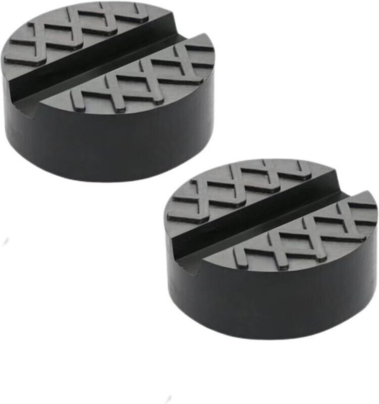 Wagenheber-Unterlegscheiben (2er-Pack), geteilte Gummiblöcke für Rangierwagenheber, Autoreparaturzubehör, universeller W...