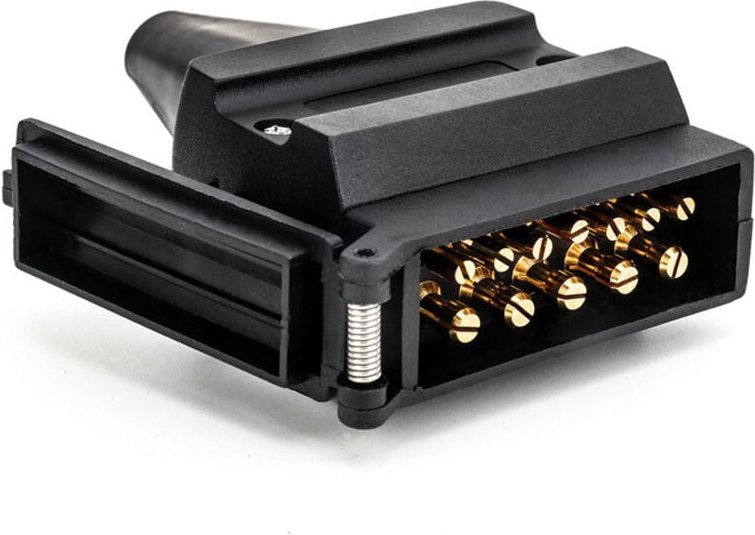 Anhänger 12-adrig Anhänger Flachstecker, Anhängerstecker Stromanschluss Camper Zubehör