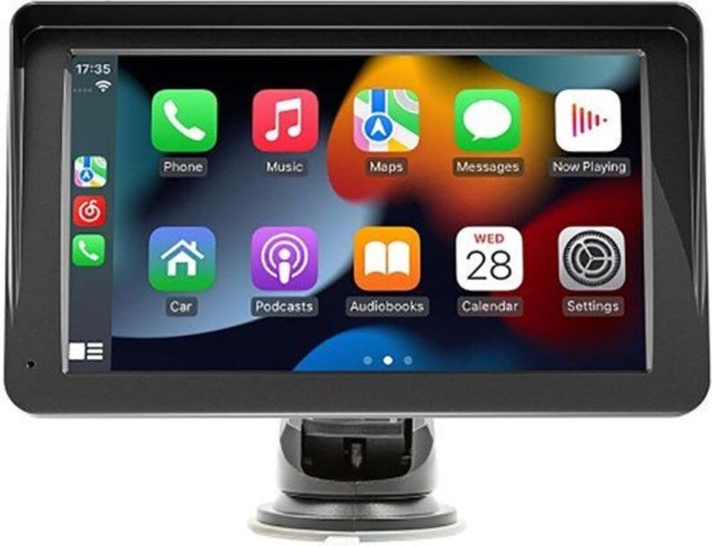 7-Zoll-Touchscreen - CarPlay - Android Auto - GPS - Bluetooth 5.0 - Sonnenschutz