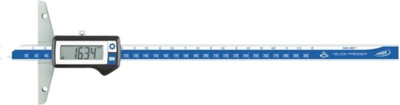 Helios Preisser Digi. Tiefenmessschieber 300 mm Bückenlänge 150 mm IP67 INOX 0,01 mm