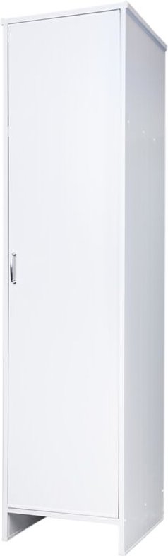 Thumbnail - Weiße PVC-Waschsäulen-Schrank mit Tür D8FC9006K Negrari