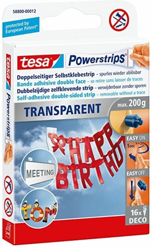 Powerstrips Deco (16 Stk) - Tesa