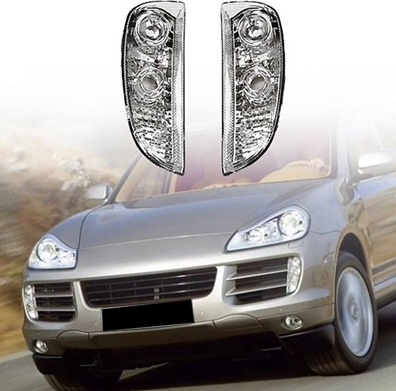Auto Linke Vordere StoßStange DRL Blinker Nebelscheinwerfer Lampe Passend für Cayenne 2007 2008 2009 2010