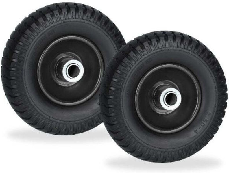 Set of 2 wheelbarrow wheels 250 4