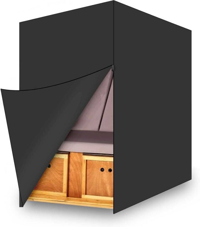 YORKING Strandkorb Schutzhülle mit Reißverschluss Winterfest Wetterfeste Strandkorbhaube Schwerlast Reißfest Premium Str...