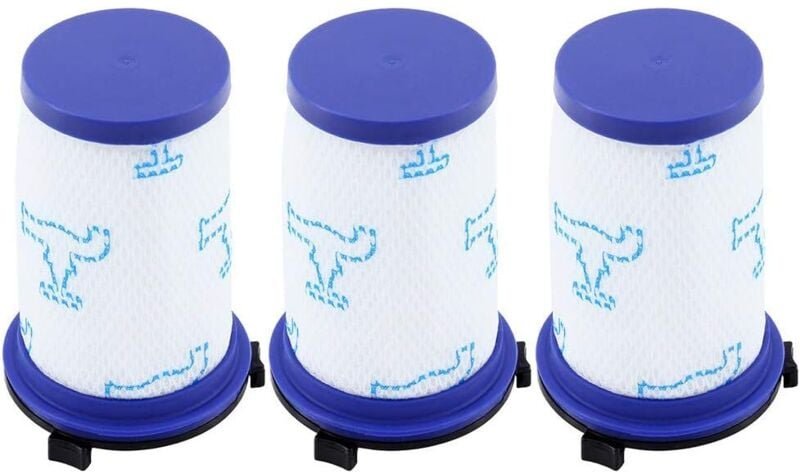 3 Ersatzfilter für Rowenta Air Force 360 RH9051WO RH9057WO RH9059WO RH9081WO RH9086WO & Tefal Air Force 360 Staubsauger,...