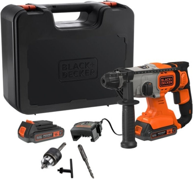 Black&decker - Black Decker Bcd900E2K-Qw 18V - 2,5 Ah Lithium-Akku-Bohrhammer-Meißel