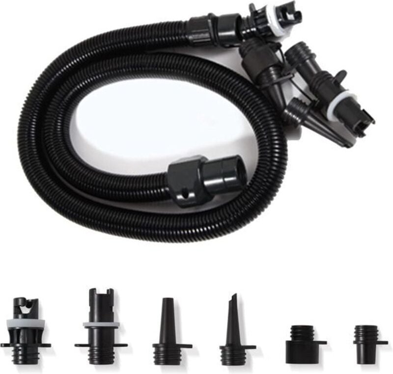 Paddleboard-Pumpenadapter-Set – 1 Luftschlauch + 6 Düsen – Abnehmbarer Luftschlauchverbinder für SUP-Pumpen – Kompatibel...