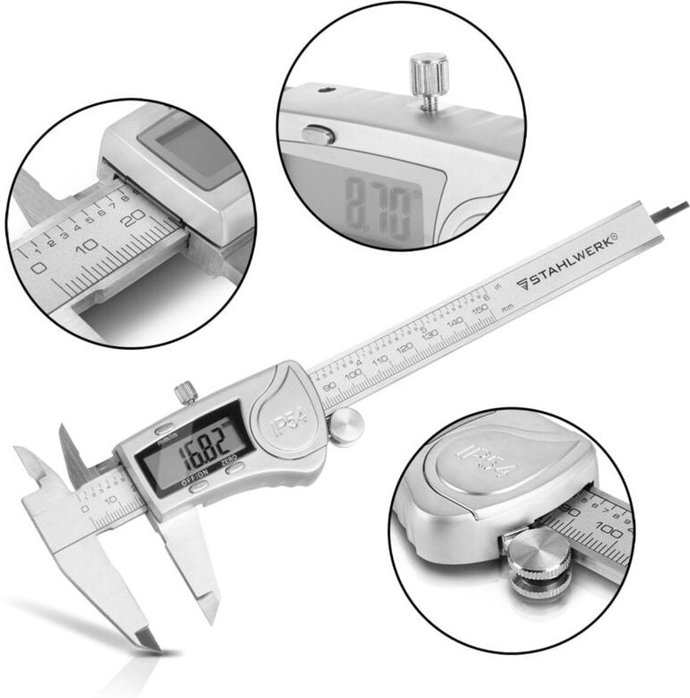 Digitaler Messschieber DMS-3 st aus Edelstahl - Stahlwerk