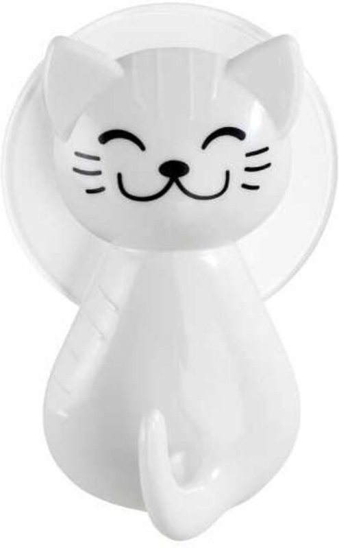 Wenko Saughaken Katze weiß Haken