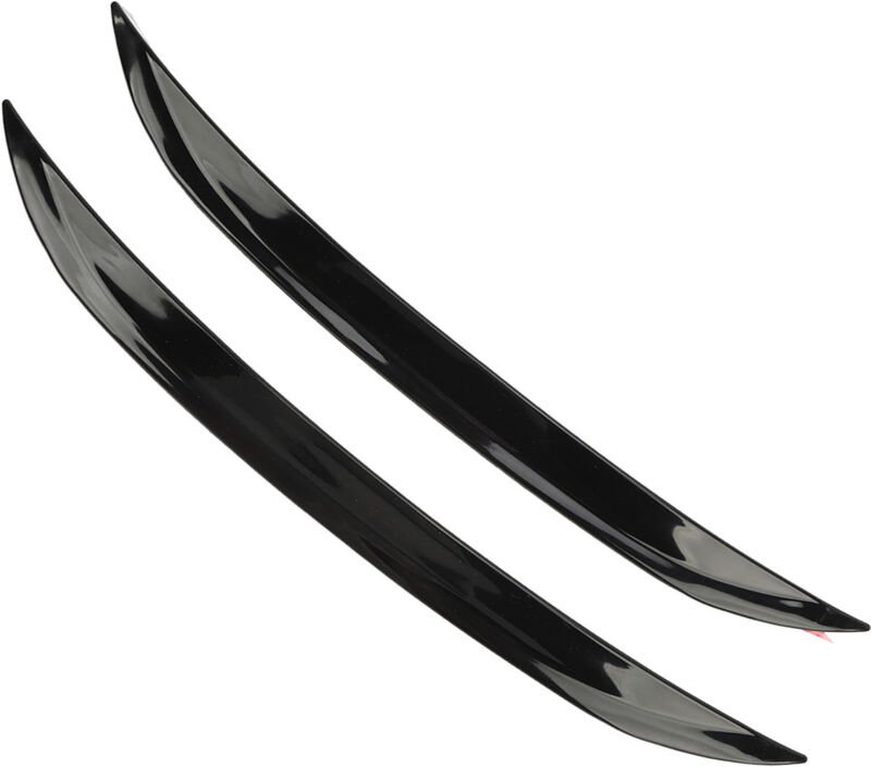 Radlaufverkleidung in Hochglanzschwarz - Universelle Passform für die meisten Fahrzeuge (33,5 cm)