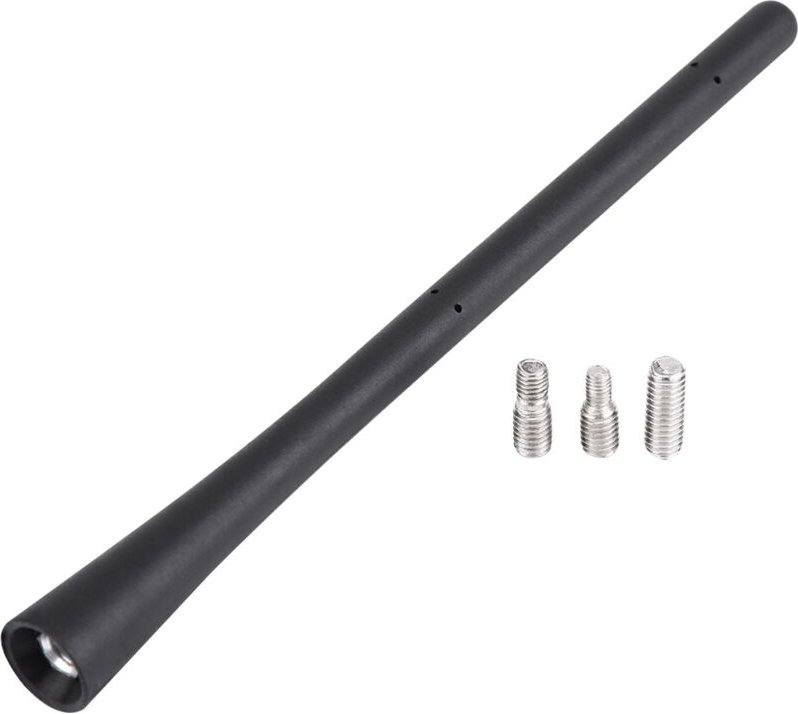 7 Zoll flexibler Antennenmast für 1995-2005, robustes, hochfestes Metall, einfache Installation, schwarz.