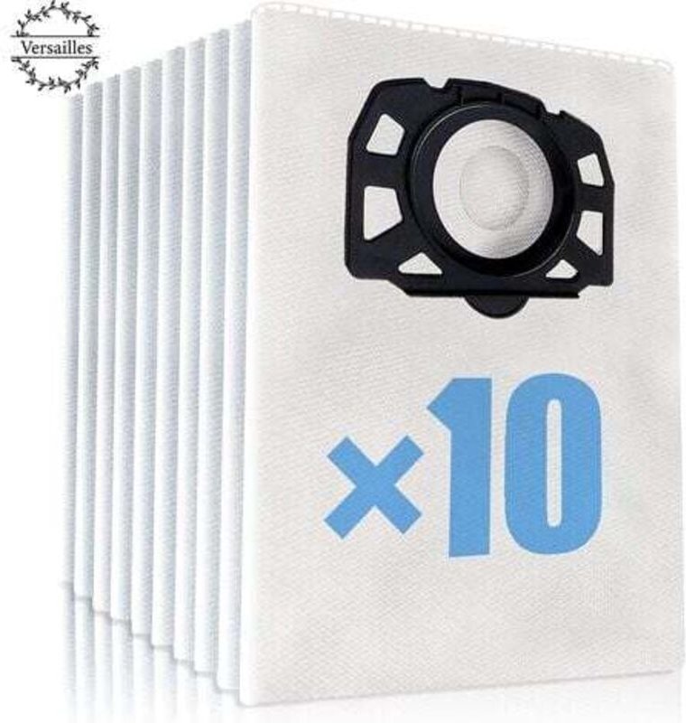 Staubsaugerbeutel, 10 Stück. Passend für Kärcher Staubsauger WD4, WD5, WD6, WD4 Premium und WD5 Premium. Auch passend fü...
