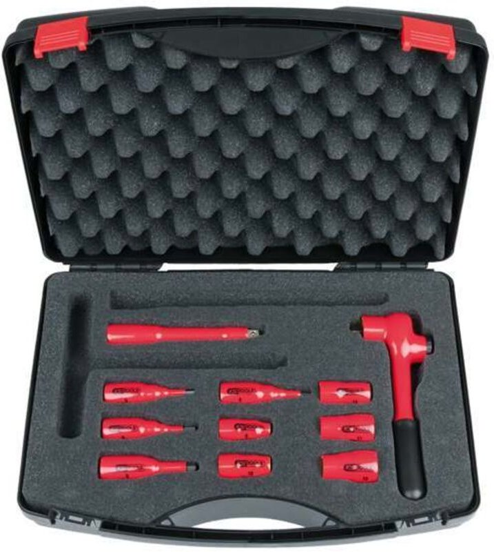 Ks Tools 3/8 Steckschlüssel-Satz mit isolierten Werkzeugen, 11-tlg