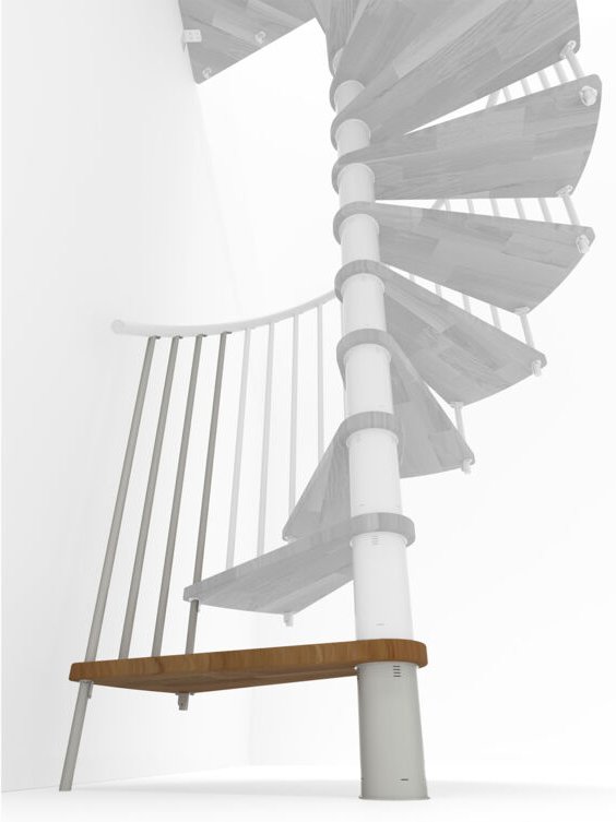 Minka Höhenerweiterung für Spiral Smart 160cm Durchmesser Eiche Weiß