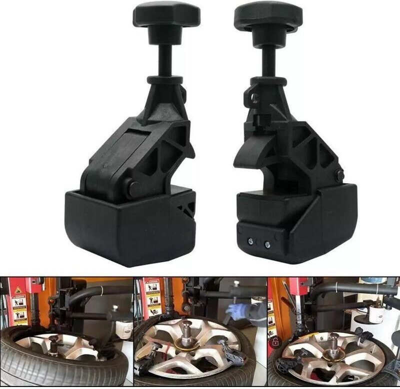 Vtizikl Lot de 2 outils de levage robustes pour changement des pneus de voiture Outil de Retenue de Bille de Pneu