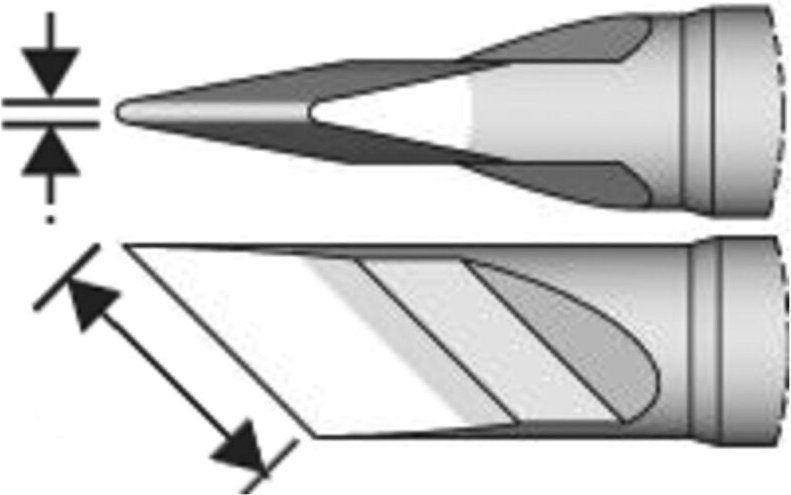 JBC - Entlötspitze Serie C360, C360004/Ø 1,2 mm, Außen-Ø 1,6 mm, Pincleaning