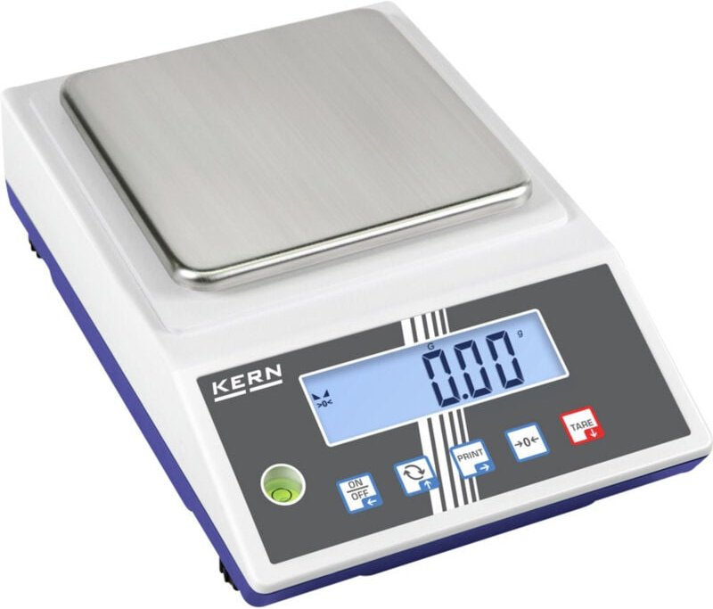 Kern PCB 1000-2 Präzisionswaage Wägebereich (max.) 1.2 kg Ablesbarkeit 10 mg Weiß, Schwarz, Silber