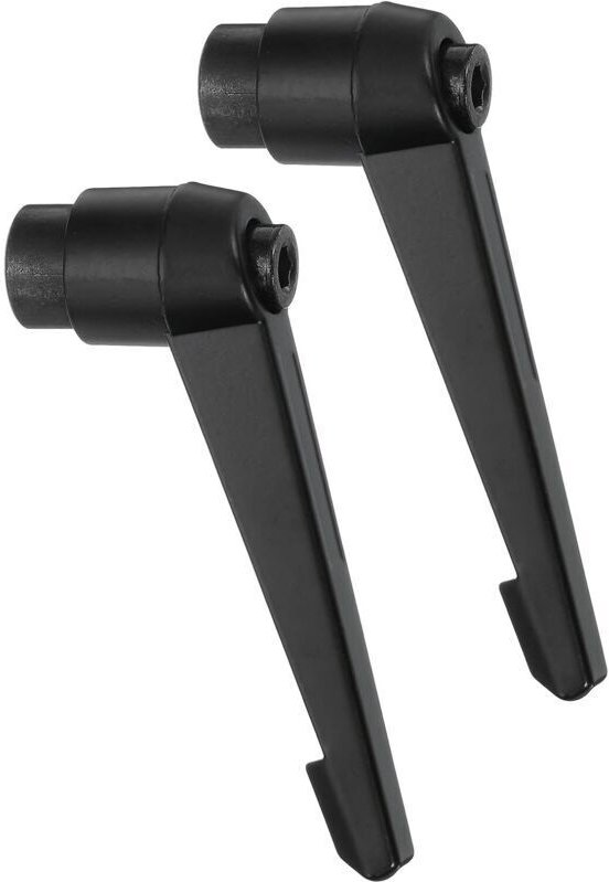 x Verstellbarer Schnellspannhebel M12 mit Innengewinde für Werkzeugmaschinen, Schwarz