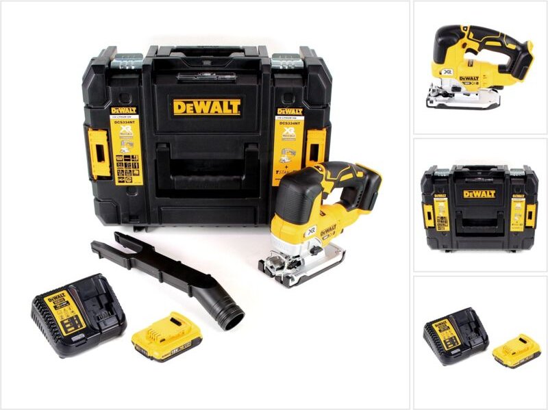 Dcs 334 D1 Akku Pendelhub Stichsäge 18V Brushless + 1x Akku 2,0Ah + Ladegerät + tstak - Dewalt