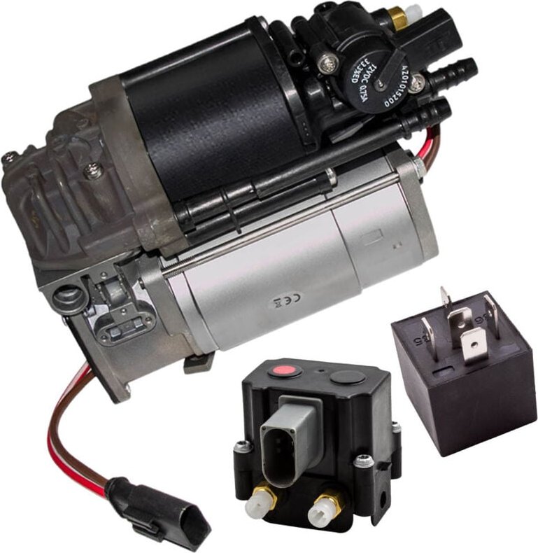 Kompressor +Luftfederung Ventilblock +Relais for BMW 5er F07 F11 7er F01 F02 F04