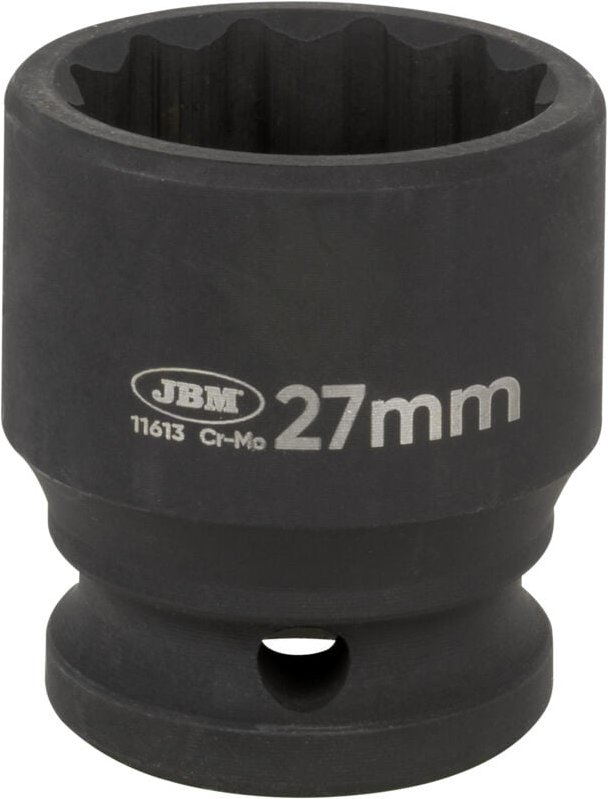 JBM16570 12-seitiger 1/2" 27 mm kurzer Schlageinsatz