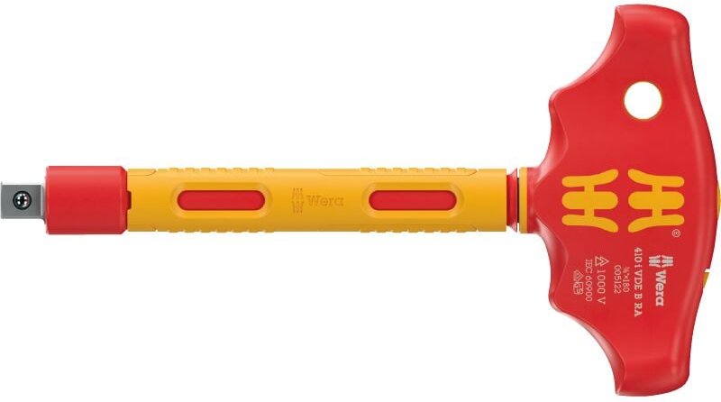 410 i vde b ra VDE-isolierter Quergriff-Adapterschraubendreher mit Rat - Wera