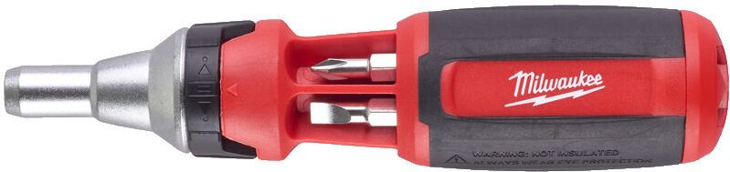 Milwaukee Multi-Bit Schraubendreher mit Ratsche 10in1