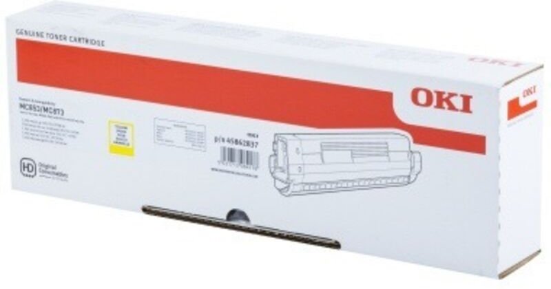 OKI - Toner Originalzubehör 45862837 ca. 7.300 Seiten gelb