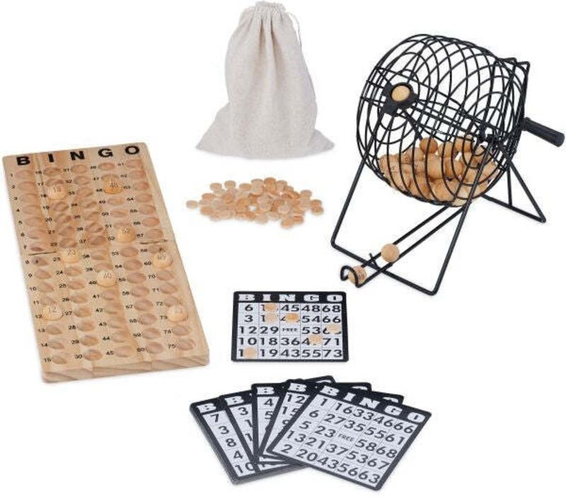 Wooden bingo game