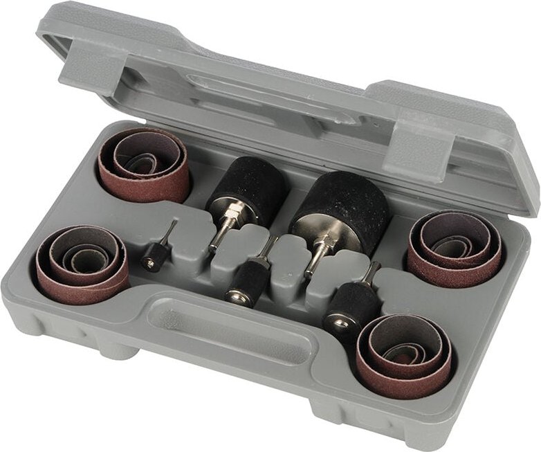 Schleifwalzen, 25-tlg. Satz 80er-Körnung