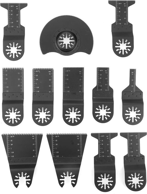 Zoternen - Oszillierende Multifunktionssäge, Sägeblatt, Härtegrad Kohlenstoffstahl, zum Schneiden von Holz und Kunststof...