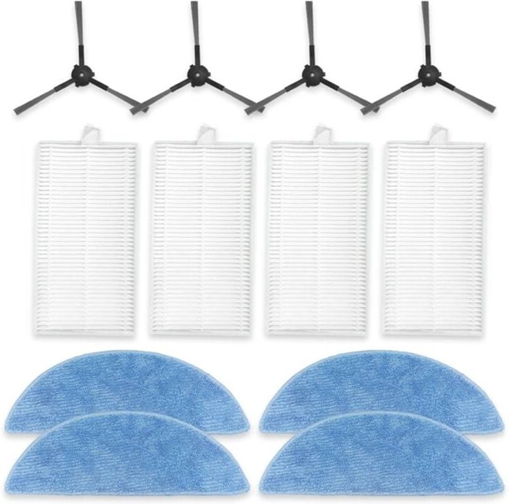 Für DEBOT Vakuum Seite Pinsel Hepa-Filter Mopp Tuch Zubehör