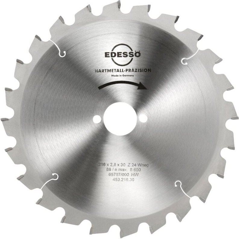 Hw Kreissägebl. Präz. 216x2,8x30mm Z24 W-neg.
