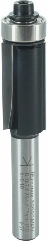 Ent European Norm Tools - ent Bündigfräser hw 12 x 25 mm mit Kugellager unten