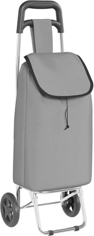 Einkaufswagen Grau 35 x 28 x 92 cm Oxford Stoff vidaXL